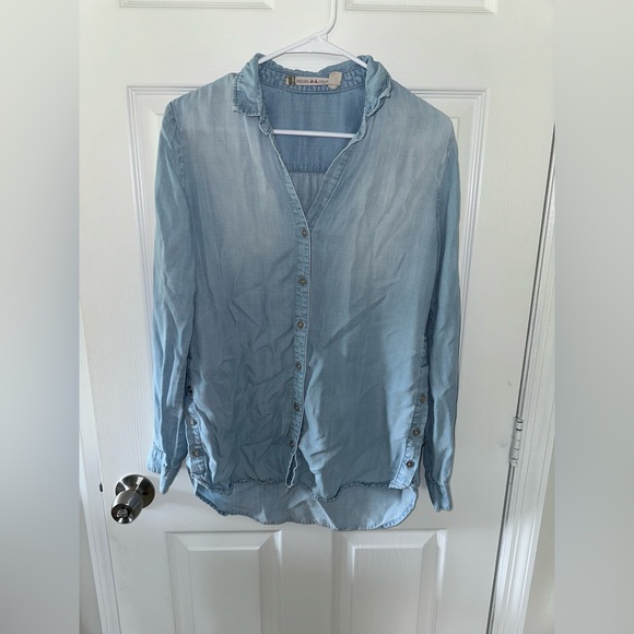 Chelsea & Violet Tops - Size Small Chelsea & Violet Denim Button Down Shirt - ultra soft and gently worn